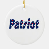 Patriot Keramisch Ornament (Achterkant)