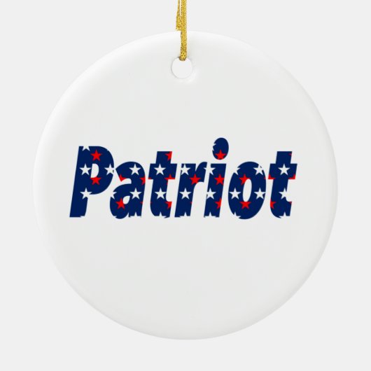 Patriot Keramisch Ornament (Achterkant)