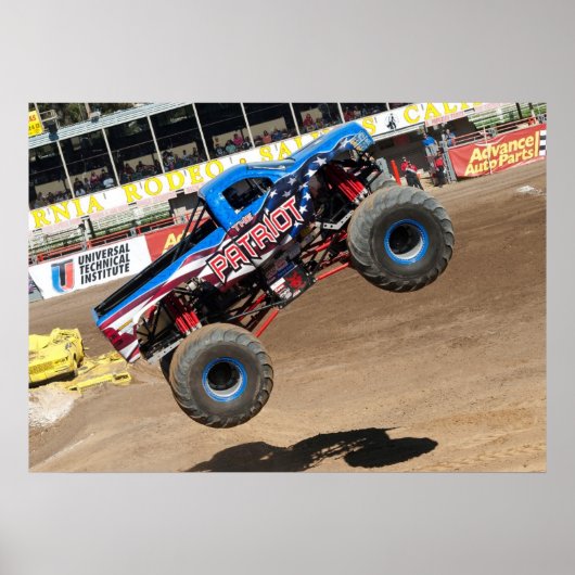 Patriot Monster Truck Print (Voorkant)