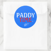 Patriot Paddy Ronde Sticker (Tas)