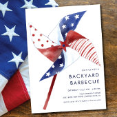 Patriot Party Pinwheel Uitnodiging