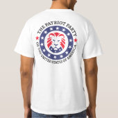 Patriot Party T-shirt (Achterkant)