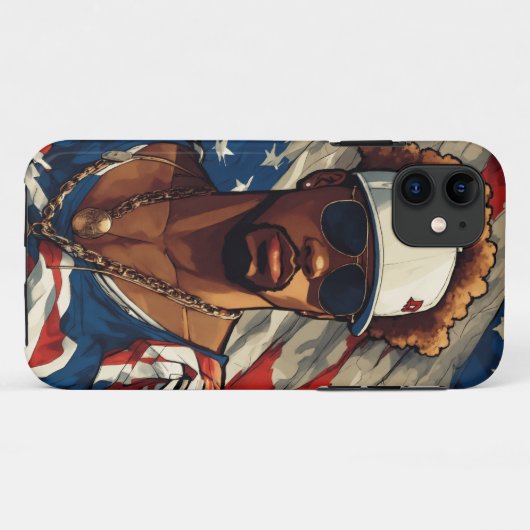 Patriot Pulse Case-Mate iPhone Case (Achterkant (horizontaal))