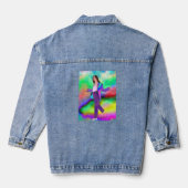 Patriot Regenbogen Lee Mariie's creatieve ontwerpe Denim Jacket (Achterkant)