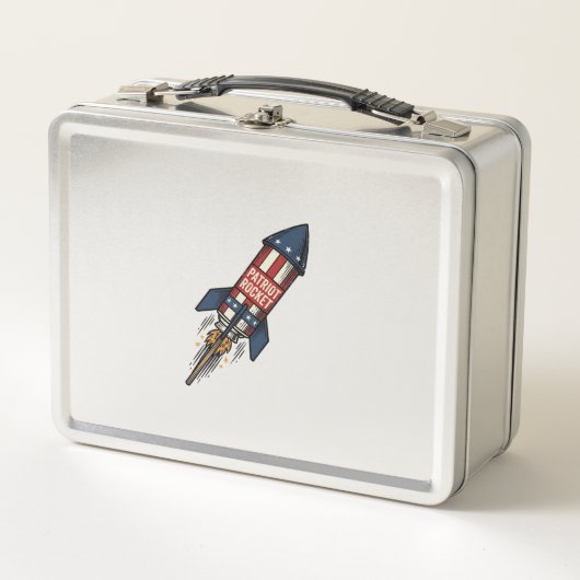Patriot Rocket 4 juli Vintage Vuurwerk Ontwerp (Voorkant)