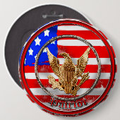 Patriot Ronde Button 6,0 Cm (Voorkant /achterkant)