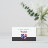 Patriot Roofing Shingles Construction Company Visitekaartje (Staand voorkant)