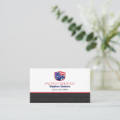 Patriot Roofing Shingles Construction Company Visitekaartje (Staand voorkant)