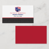 Patriot Roofing Shingles Construction Company Visitekaartje (Voorkant / Achterkant)