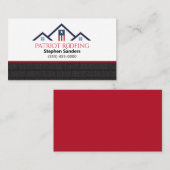 Patriot Roofing Shingles Construction Company Visitekaartje (Voorkant / Achterkant)