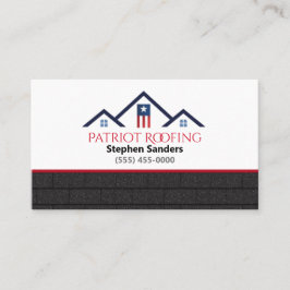 Patriot Roofing Shingles Construction Company Visitekaartje