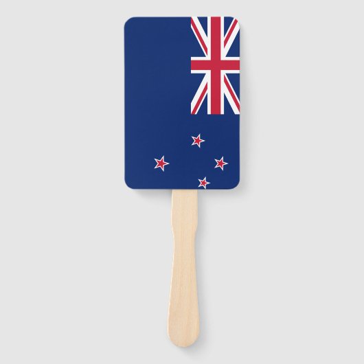 Patriot set van hand fans met vlag van Nieuw-Zeela Handwaaier (Voorkant)