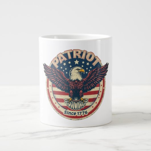 Patriot sinds 1776 grote koffiekop (Voorkant)