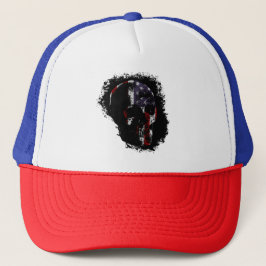 PATRIOT SKULL-kleur Trucker Pet