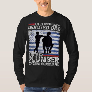 Patriot SteamFitter Gepensioneerd Loodgieter Man P T-shirt