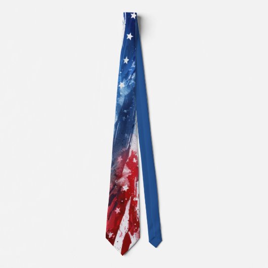 Patriot Sterren Stropdas (Voorkant)