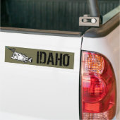 PATRIOT - STRIKINGIDAHO - ÉÉN SLECHTBASIS BUMPERSTICKER (Op Truck)