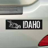 PATRIOT - STRIKINGIDAHO - ÉÉN SLECHTBASIS BUMPERSTICKER (Op auto)