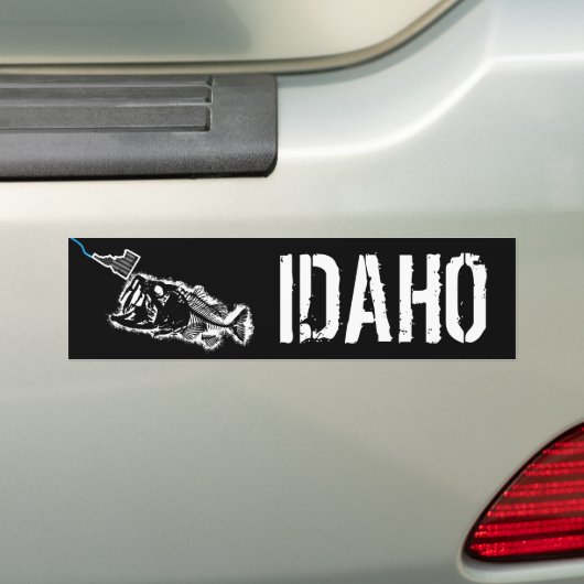 PATRIOT - STRIKINGIDAHO - ÉÉN SLECHTBASIS BUMPERSTICKER (Op auto)