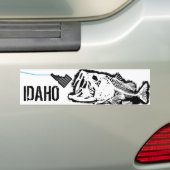 PATRIOT - STRIKINGIDAHO - ÉÉN SLECHTBASIS BUMPERSTICKER (Op auto)