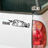PATRIOT - STRIKINGIDAHO - ÉÉN SLECHTBASIS BUMPERSTICKER (Op Truck)
