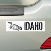 PATRIOT - STRIKINGIDAHO - ÉÉN SLECHTBASIS BUMPERSTICKER (Op auto)