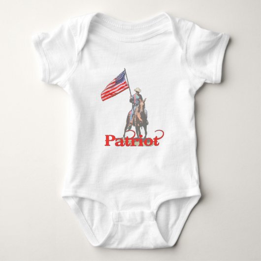 Patriot te paard 2 romper (Voorkant)