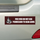 Patriot - Toestemming Bumpersticker (Op auto)