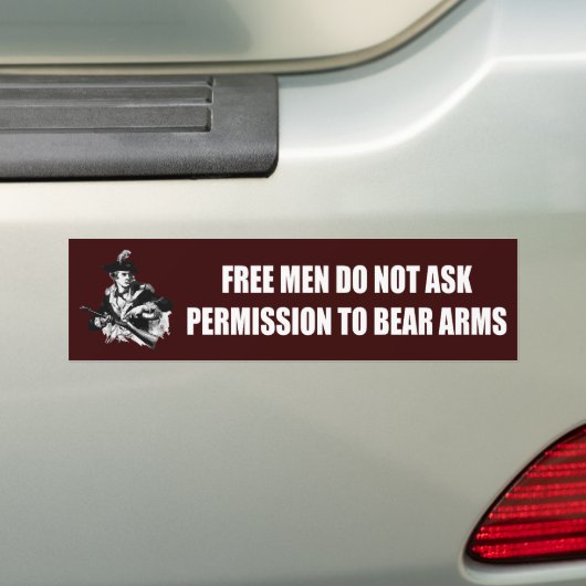 Patriot - Toestemming Bumpersticker (Op auto)