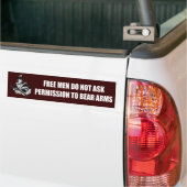Patriot - Toestemming Bumpersticker (Op Truck)