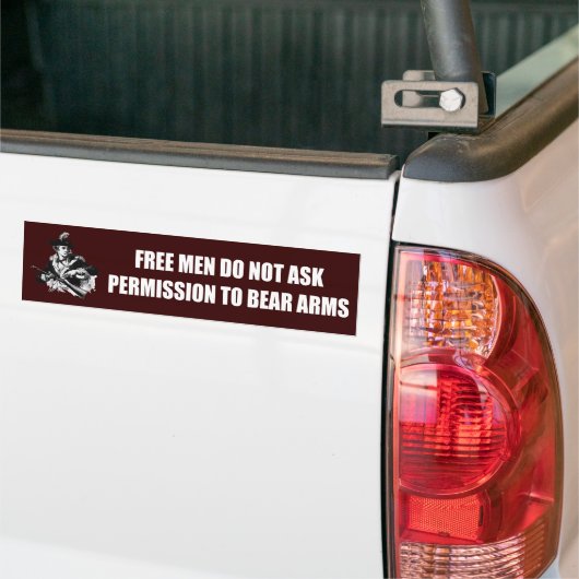 Patriot - Toestemming Bumpersticker (Op Truck)