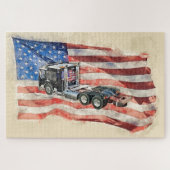 Patriot Trucker Legpuzzel (Horizontaal)