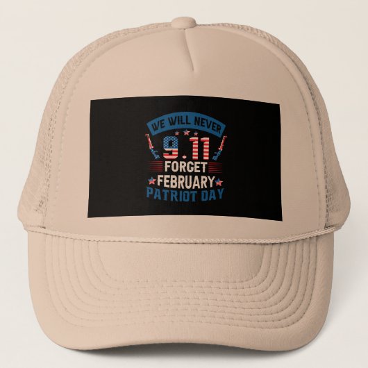 patriot_tshirt_design14 trucker pet (Voorkant)