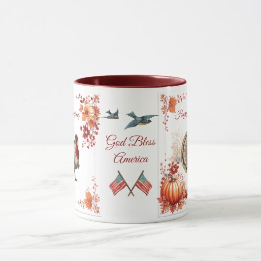 Patriot Turkije Thanksgiving Mok (Midden)