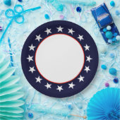 Patriot USA Style Lijst Papieren Bordje (Feest)