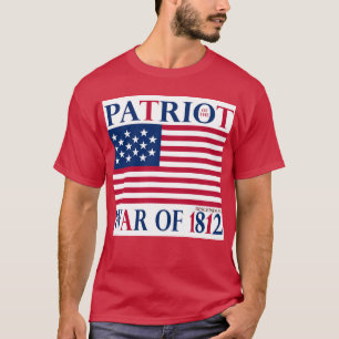 Patriot van de Oorlog van 1812- Verwerende partij T-shirt