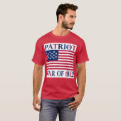 Patriot van de Oorlog van 1812- Verwerende partij T-shirt (Voorkant volledig)