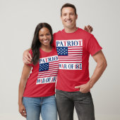 Patriot van de Oorlog van 1812- Verwerende partij T-shirt (Unisex)