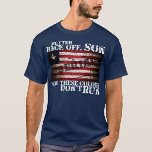 PATRIOT VLAG ROOD WIT EN BLAUW T-SHIRT