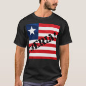 PATRIOT VLAG ROOD WIT EN BLAUW T-SHIRT (Voorkant)