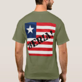 PATRIOT VLAG ROOD WIT EN BLAUW T-SHIRT (Achterkant)