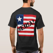 PATRIOT VLAG ROOD WIT EN BLAUW T-SHIRT (Achterkant)