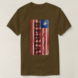 PATRIOT VLAG ROOD WIT EN BLAUW T-SHIRT