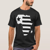PATRIOT VLAG ROOD ZWART-WIT T-SHIRT (Voorkant)