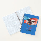 Patrioten herinnerd medium blauw notitieboek (Binnen)