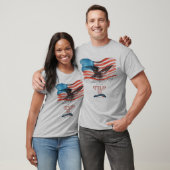 Patrioten herinnerden grijs t-shirt (Unisex)