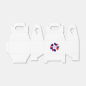 Patriotic 250 USA Anniversary 4th of July Party  Bedankdoosjes (Uitgevouwen)