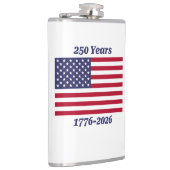 Patriotic 250 Years 1776-2026 Heupfles (Rechts)