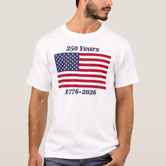 Patriotic 250 Years 1776-2026 T-shirt