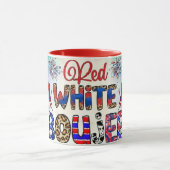 Patriotic 4th of July Mug USA Independence Day Mok (Midden)